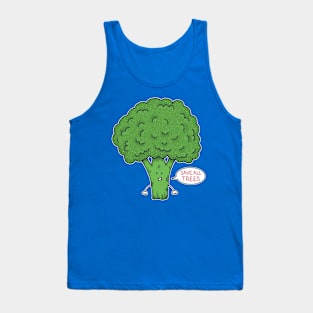 Worried Broccoli Tank Top